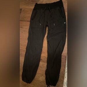 Lululemon black dance studio pants
